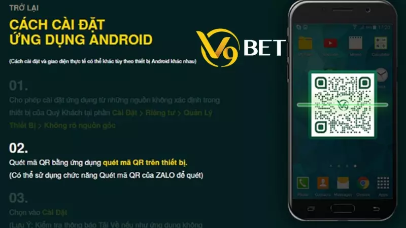 Cách cài đặt ứng dụng V9bet trên iOS