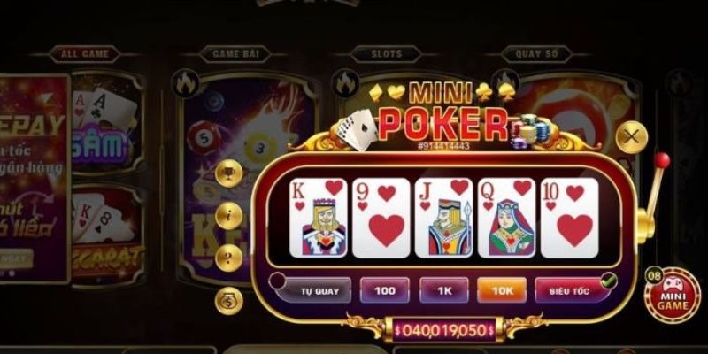 Thắc mắc của người chơi về game mini poker